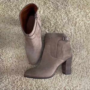 Lucky Brand Booties— Taupe